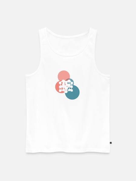 Cryptocurrency Blockchain Cryptocurrency - Men's Premium Organic Tank Top - white