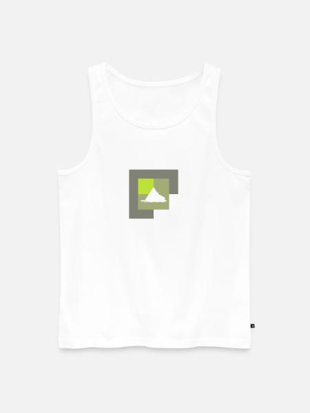 Modern Glamping Modern - Men's Premium Organic Tank Top - white
