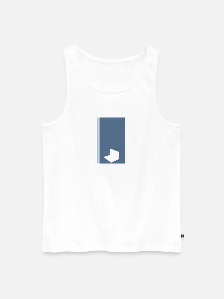 Blogger Homepage Blog - Männer Premium Bio Tank Top - Weiß