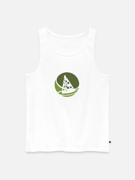 Emmental Cheese Parmesan - Men's Premium Organic Tank Top - white