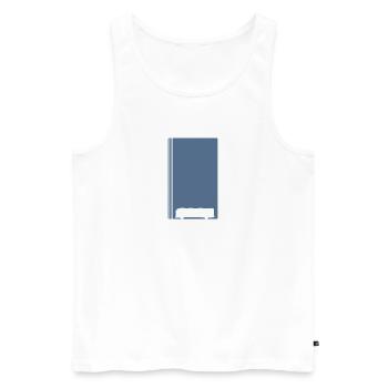 Bus Driver School Bus Bus Driver - Men's Premium Organic Tank Top - white - Front - AI Model Male 178 light (178cm)