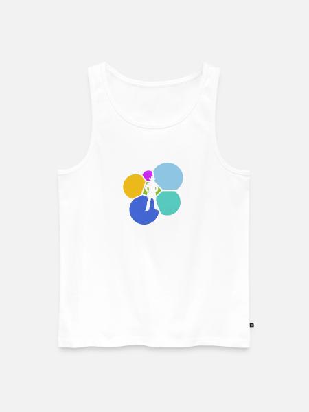Cowboy Ranch Rodeo - Men's Premium Organic Tank Top - white