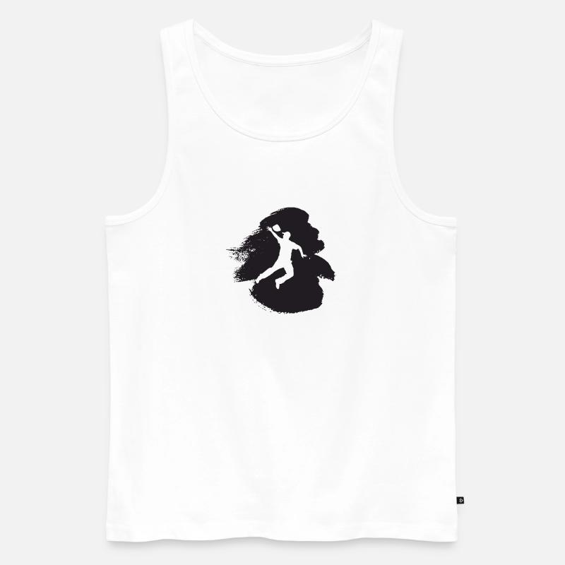 Regeln Turnier Säcke - Männer Premium Bio Tank Top - Weiß