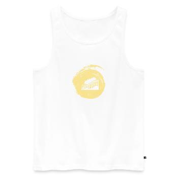 Ferris wheel funfair - Men's Premium Organic Tank Top - white - Front - AI Model Male 178 light (178cm)