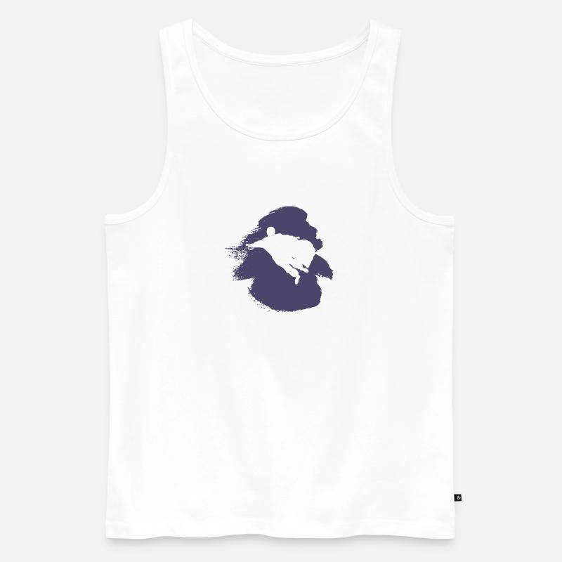 Wingsuit Fliegen Stuntman - Männer Premium Bio Tank Top - Weiß