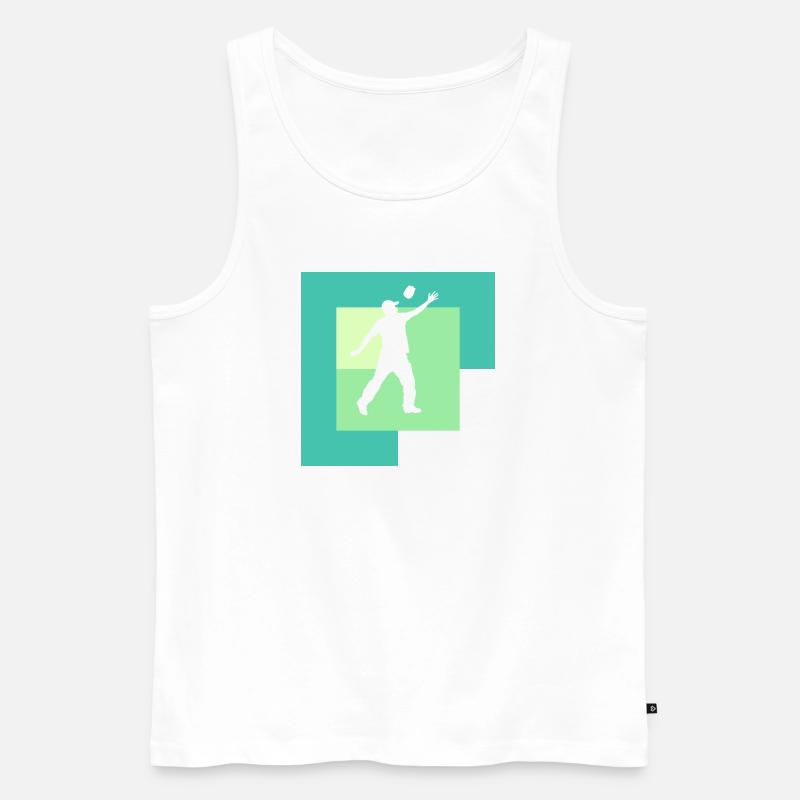 Spiel Säckchen - Männer Premium Bio Tank Top - Weiß