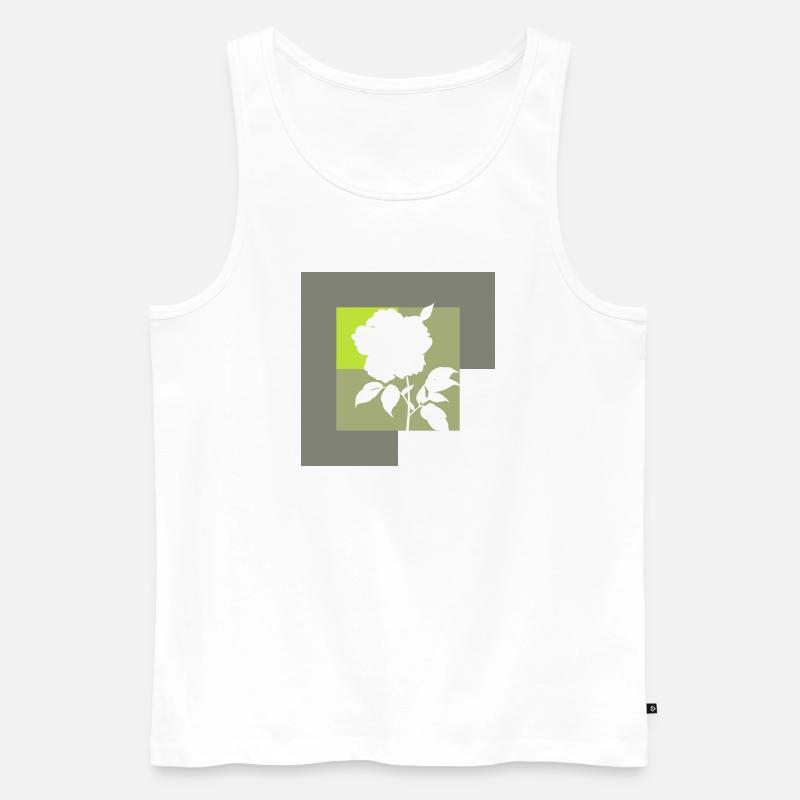Floristik Garten Botanisch - Männer Premium Bio Tank Top - Weiß