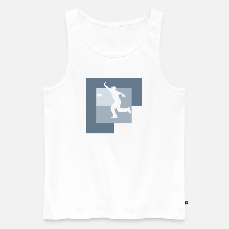 Regeln Säckchen Turnier - Männer Premium Bio Tank Top - Weiß