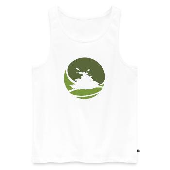 Wassersport Jet Ski - Männer Premium Bio Tank Top - Weiß - Vorne - Michal (187cm)
