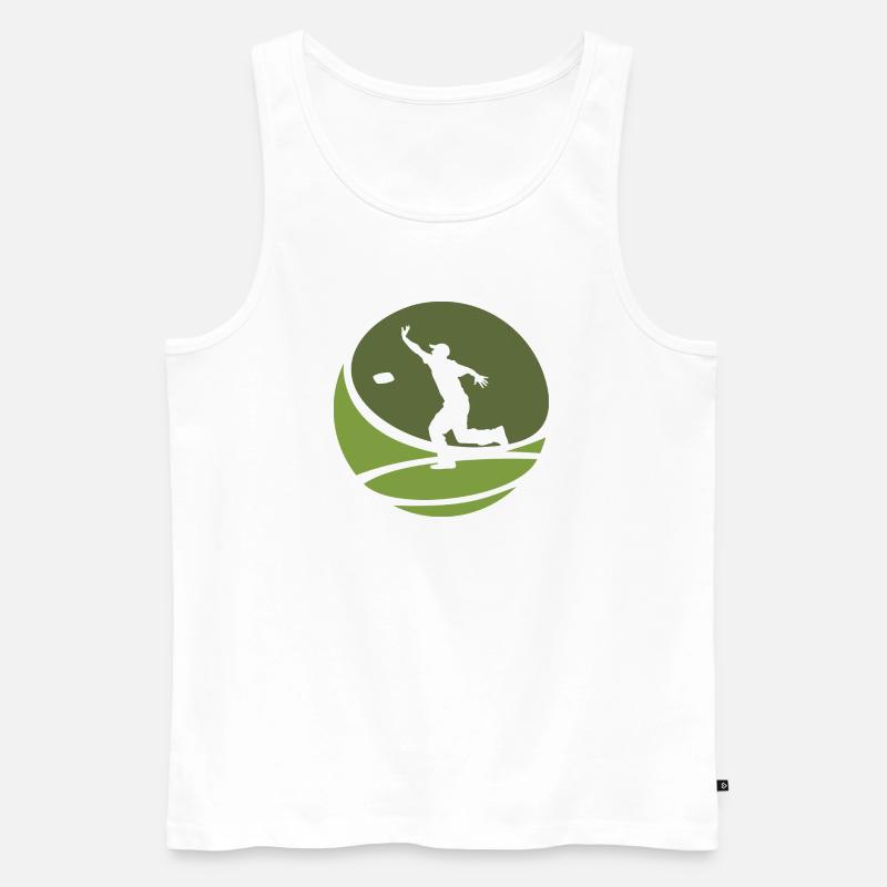 Cornhole Turnier - Männer Premium Bio Tank Top - Weiß