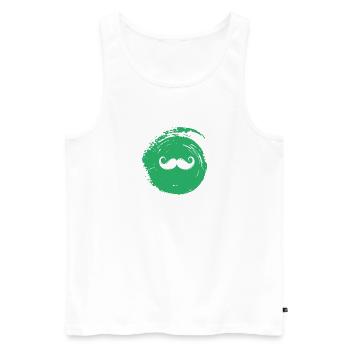 Beard Bears Facial Hair - Men's Premium Organic Tank Top - white - Front - AI Model Male 178 light (178cm)