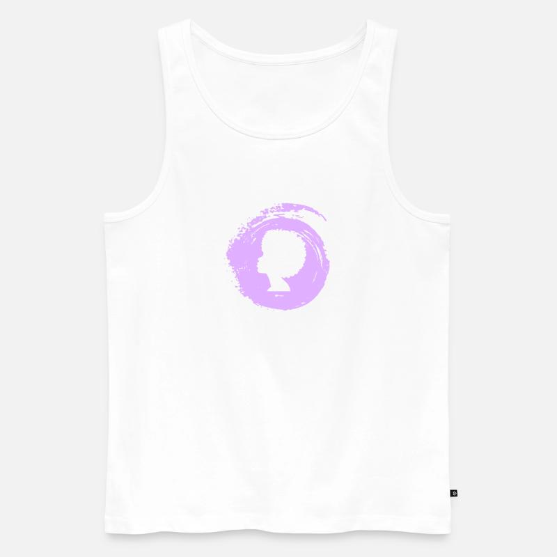 Groove Soul - Männer Premium Bio Tank Top - Weiß