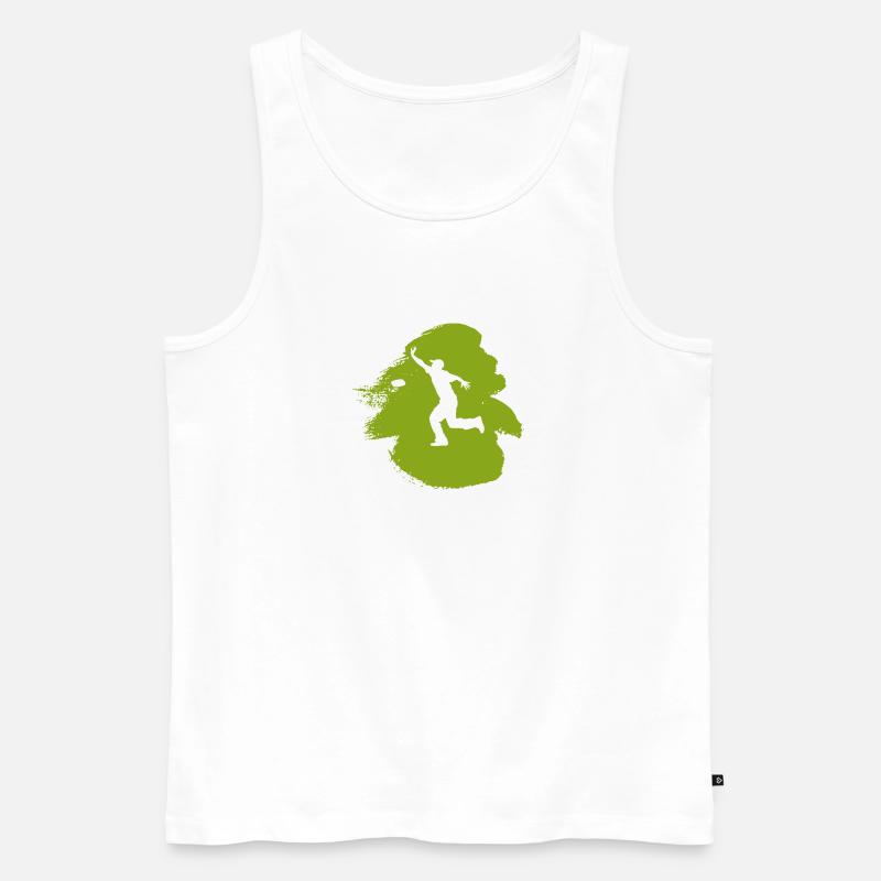 Regeln Turnier Säckchen - Männer Premium Bio Tank Top - Weiß