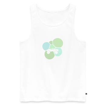 Monster truck off-road off-road driver - Men's Premium Organic Tank Top - white - Front - AI Model Male 178 light (178cm)