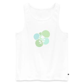 Fleuriste Fleuriste - Débardeur bio Premium Homme - blanc - Devant - Michal (187cm)