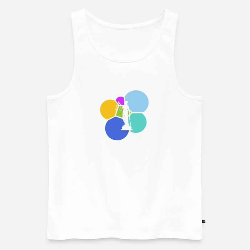 Richter Anwalt - Männer Premium Bio Tank Top - Weiß