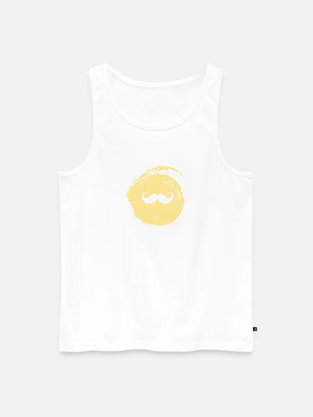 Bart November Gesichtsbehaarung - Männer Premium Bio Tank Top - Weiß
