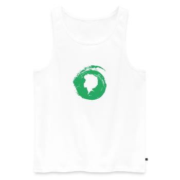 Soul 70s Afro Beat - Männer Premium Bio Tank Top - Weiß - Vorne - AI Model Male 178 light (178cm)