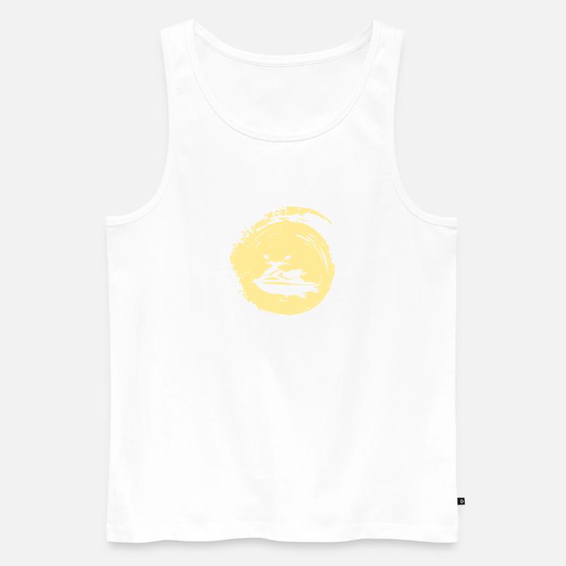 Jetski Boot Jet Ski - Männer Premium Bio Tank Top - Weiß