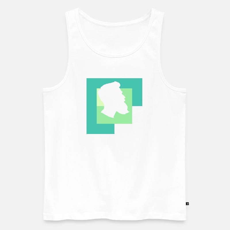 Bart Baertig - Männer Premium Bio Tank Top - Weiß