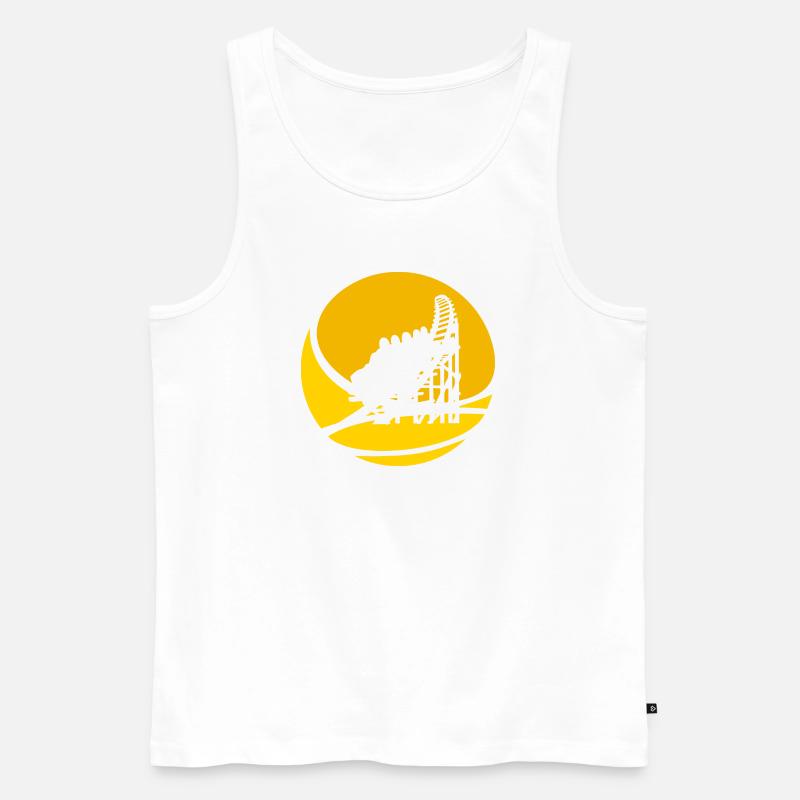 Rummel Kirmes - Männer Premium Bio Tank Top - Weiß