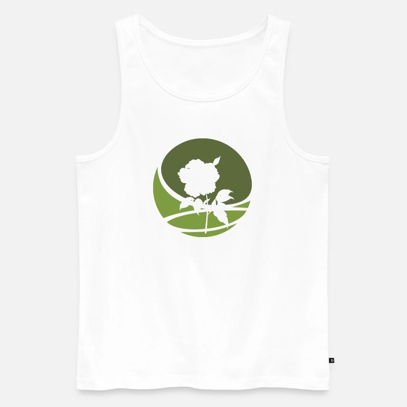 Florist Blumenstrau Hobbygärtner - Männer Premium Bio Tank Top - Weiß