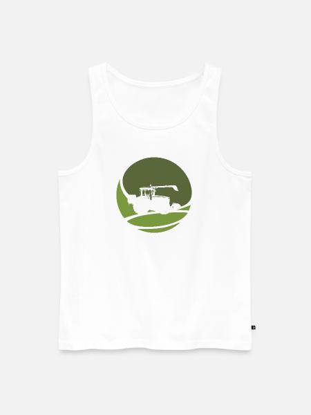 Bauer - Männer Premium Bio Tank Top - Weiß