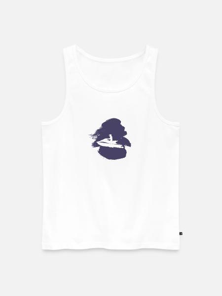 Jetski Wakeskate Motorboot - Männer Premium Bio Tank Top - Weiß