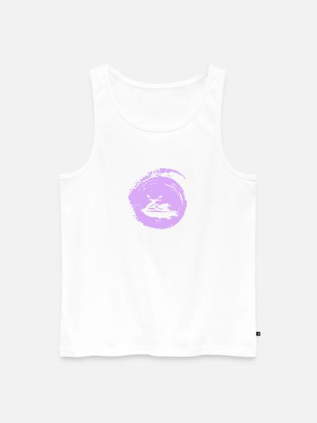 Jetski Motorboot - Männer Premium Bio Tank Top - Weiß