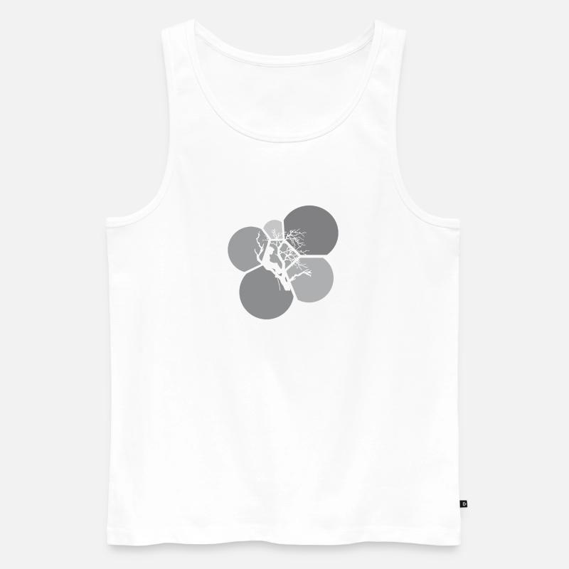 Baumklettern Kletterer - Männer Premium Bio Tank Top - Weiß
