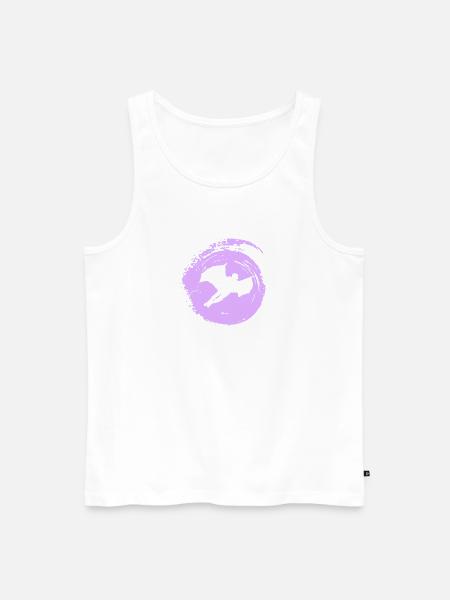 Wingsuit Fliegen Base Jumping - Männer Premium Bio Tank Top - Weiß