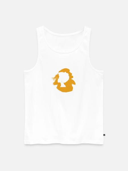 Groove Afro - Männer Premium Bio Tank Top - Weiß