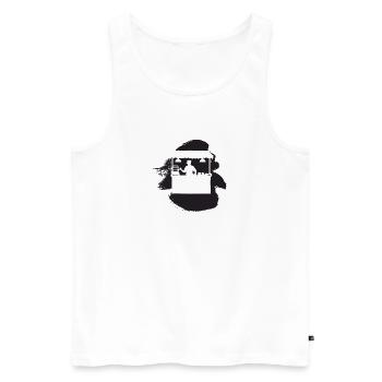 Imbisswagen Fast Food Mahlzeit - Männer Premium Bio Tank Top - Weiß - Vorne - Michal (187cm)