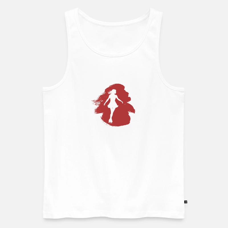 Eislaufen Eiskunstlauf Eiskunstläufer - Männer Premium Bio Tank Top - Weiß