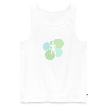 Muscle Building Bodybuilding Body building - Men's Premium Organic Tank Top - white - Front - AI Model Male 178 light (178cm)