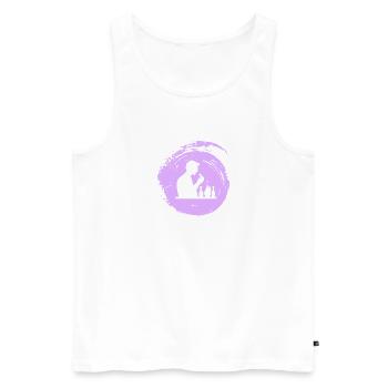 Chemie Atom Chemiker - Männer Premium Bio Tank Top - Weiß - Vorne - Michal (187cm)