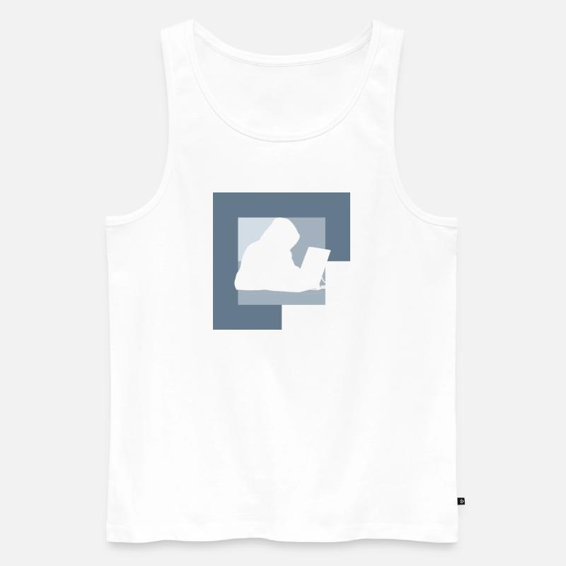 Informatiker Cybersecurity - Männer Premium Bio Tank Top - Weiß
