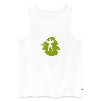 Martial Arts Martial Arts - Men's Premium Organic Tank Top - white - Front - AI Model Male 178 light (178cm)