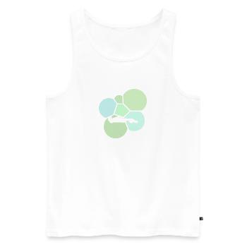 Rennauto Rennfahrer Tuner - Männer Premium Bio Tank Top - Weiß - Vorne - Michal (187cm)
