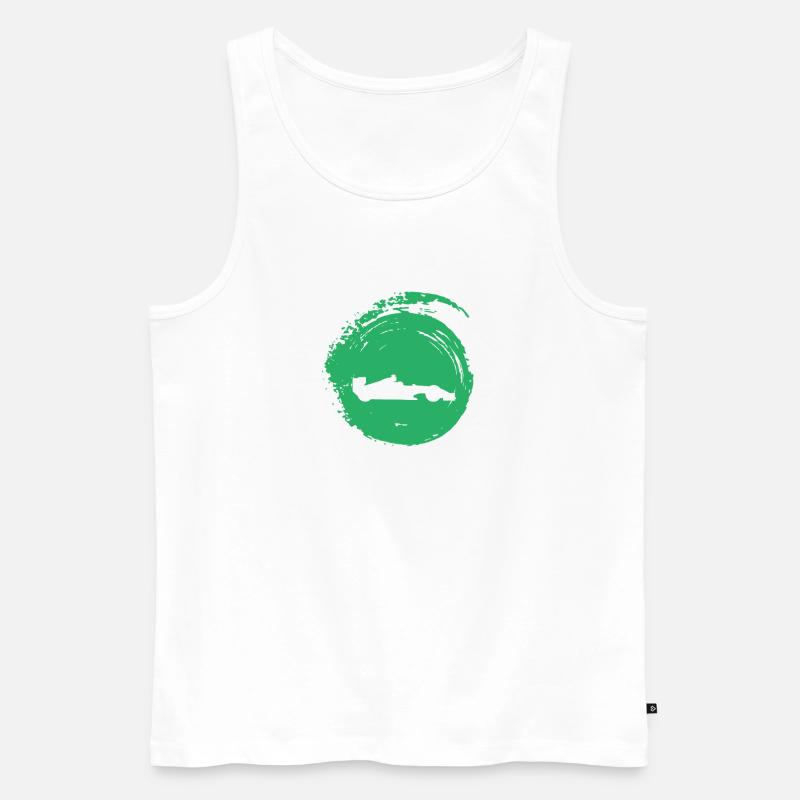 Autorennen Auto Tuner - Männer Premium Bio Tank Top - Weiß