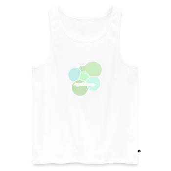 Rennwagen Driften Fahrzeug - Männer Premium Bio Tank Top - Weiß - Vorne - Michal (187cm)