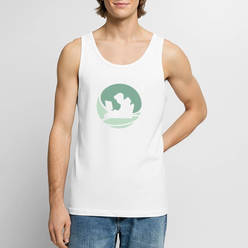 hacker computer science student hack Men's Premium Organic Tank Top
