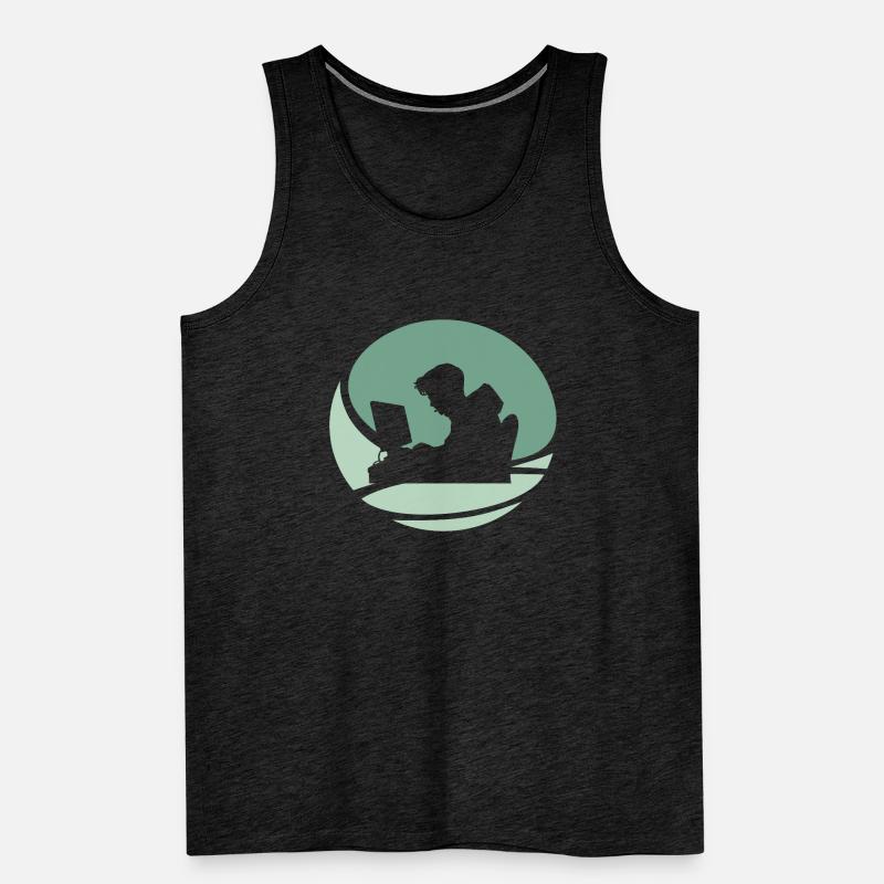 hacker computer science student hack Men's Premium Organic Tank Top