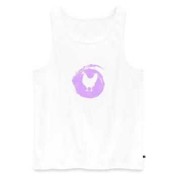 Chicken Chicken Coop Rooster - Men's Premium Organic Tank Top - white - Front - AI Model Male 178 light (178cm)