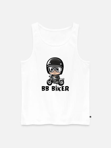 Baby biker, baby biker, baby biker - Men's Premium Organic Tank Top - white