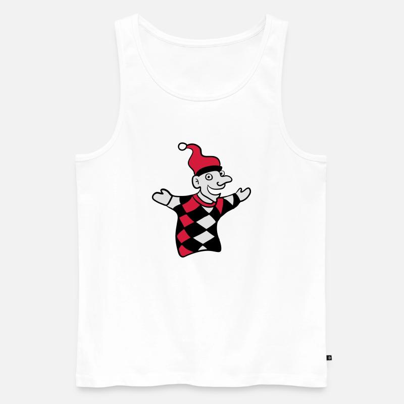 kasperle - Kasperletheater - 3 - Männer Premium Bio Tank Top - Weiß