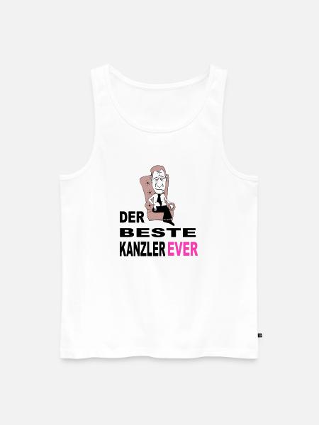 Schmidt Helmut - Männer Premium Bio Tank Top - Weiß