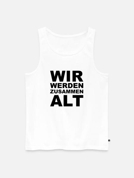 Zusammen alt - Männer Premium Bio Tank Top - Weiß