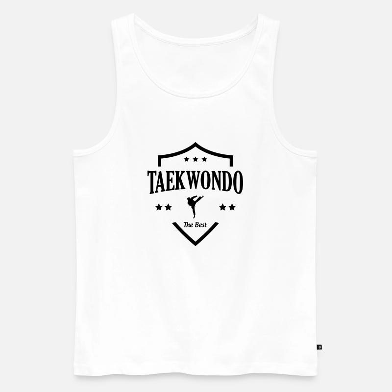 Taekwondo / Tae-Kwon-Do / Taekwon-Do / Kampfkünste - Männer Premium Bio Tank Top - Weiß