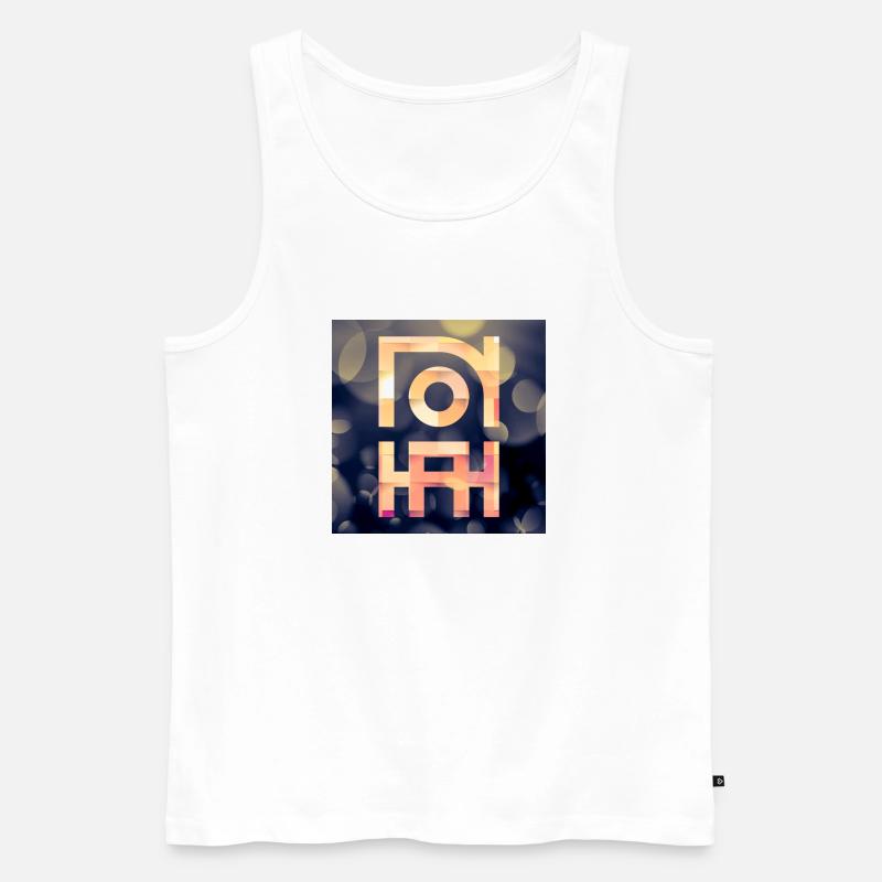 Noah - Lounge Version - Männer Premium Bio Tank Top - Weiß